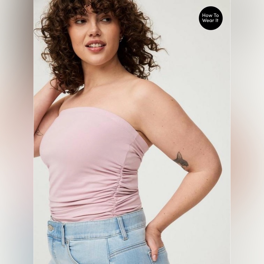 Torrid Foxy Ruched Tube Top
